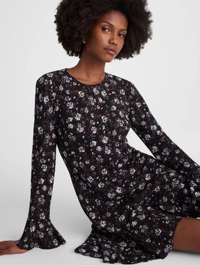 Madewell Long-Sleeve A-Line Mini Dress